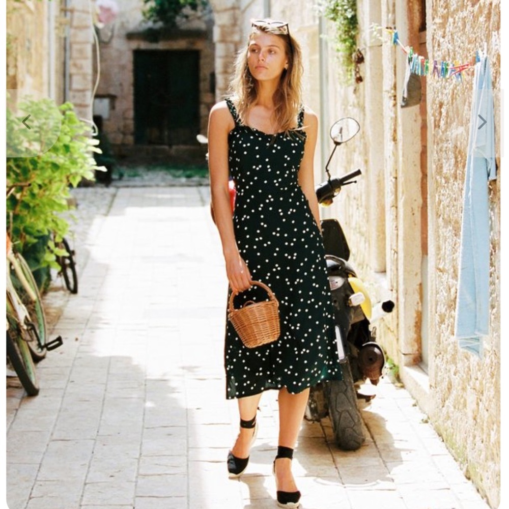Faithfull the Brand Gizele midi dress Size 4